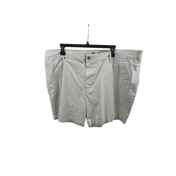 Saltwater Izod NWT Mens 7'' Twill Stretch Shorts Size 42 Gray Gorpcore Outdoor - Picture 1 of 9